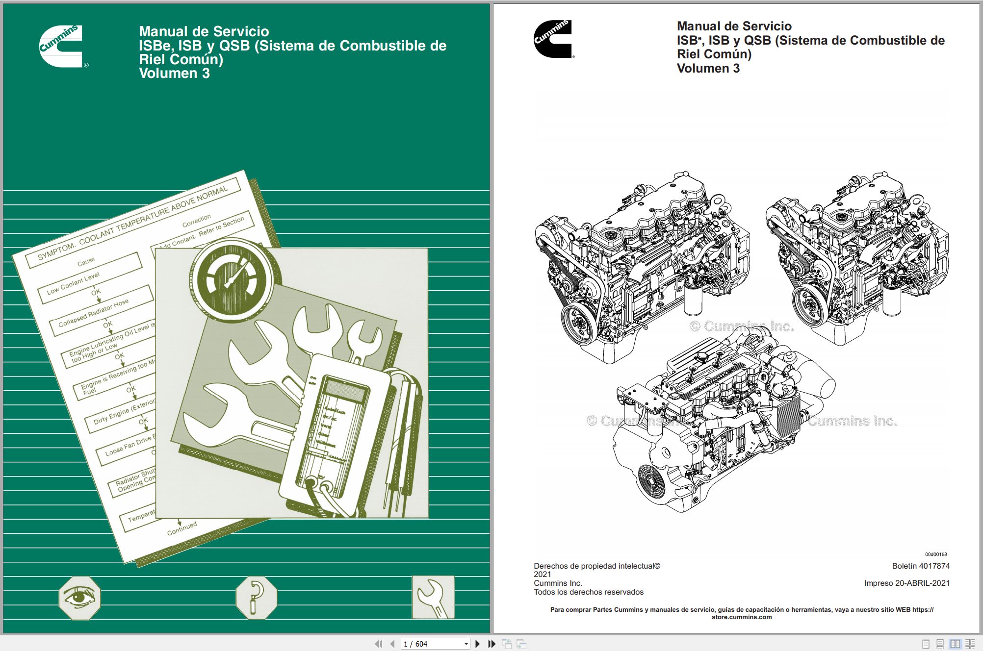 Cummins Diesel Engine ISBe ISB QSB Vol3 Service Manual 4017874 2021 ES (1)