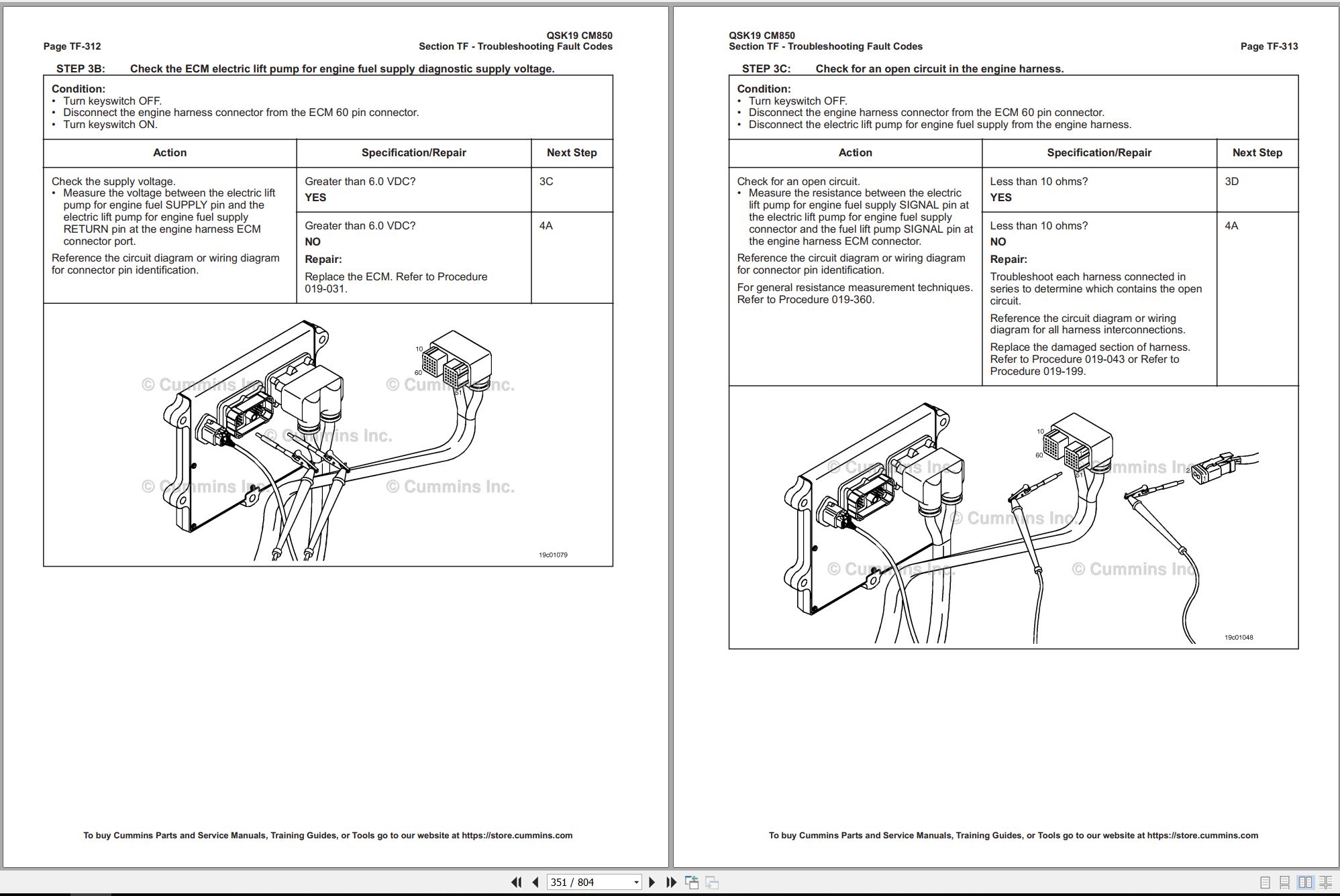 Cummins Diesel Engine QSK19 CM850 Vol2 Troubleshooting Repair Manual 4021493 2021 (2)