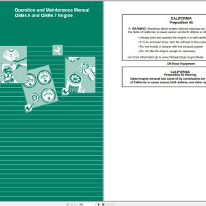 Cummins Engine QSB4.5 QSB6.7 Operation And Maintenance Manual 4021531 2021 (1)