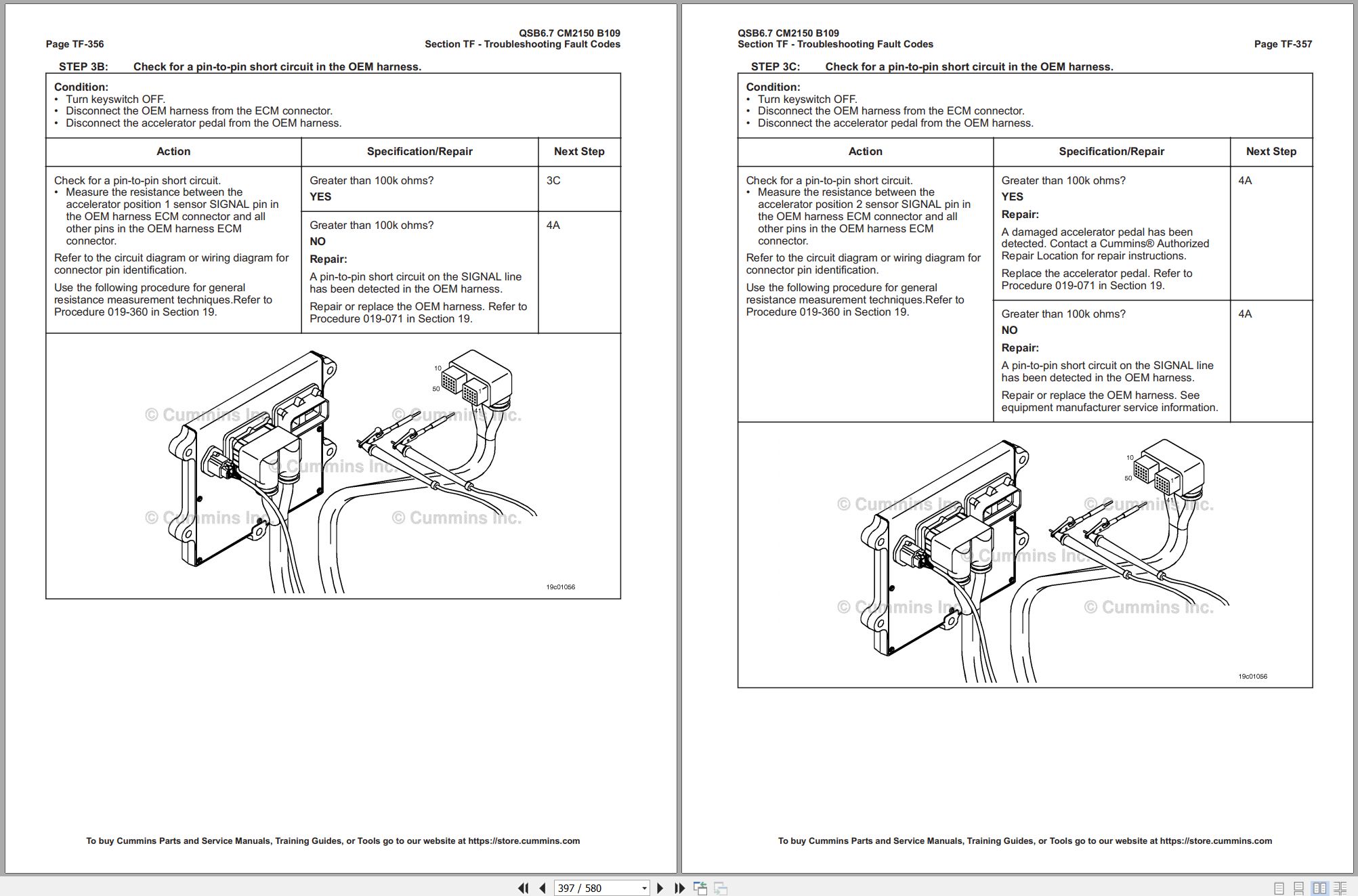 Cummins Engine QSB6.7 CM2150 B109 Vol2 Fault Code Troubleshooting Manual 4326169 2018 (2)