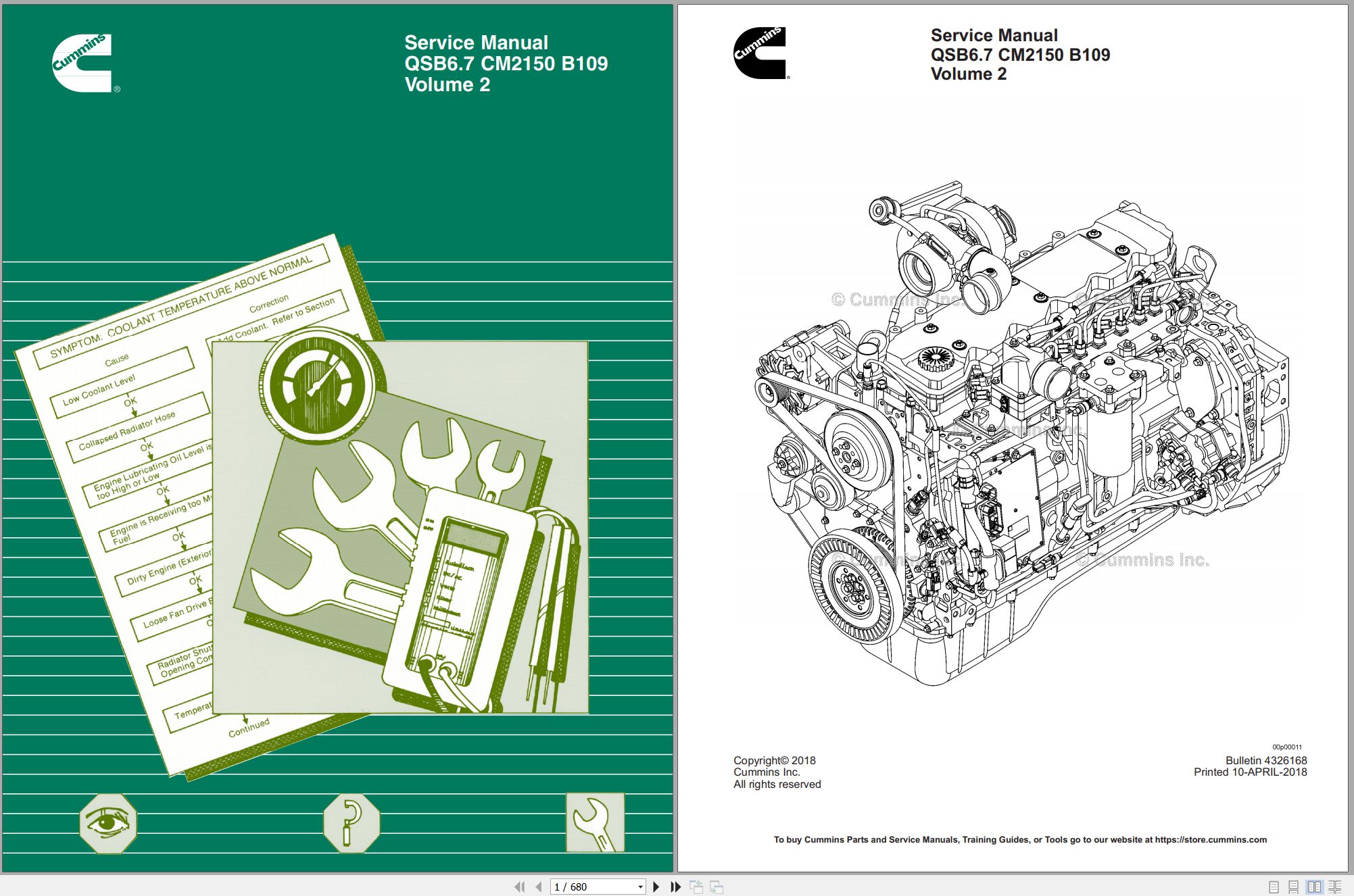 Cummins Engine QSB6.7 CM2150 B109 Vol2 Service Manual 4326168 2018 (1)
