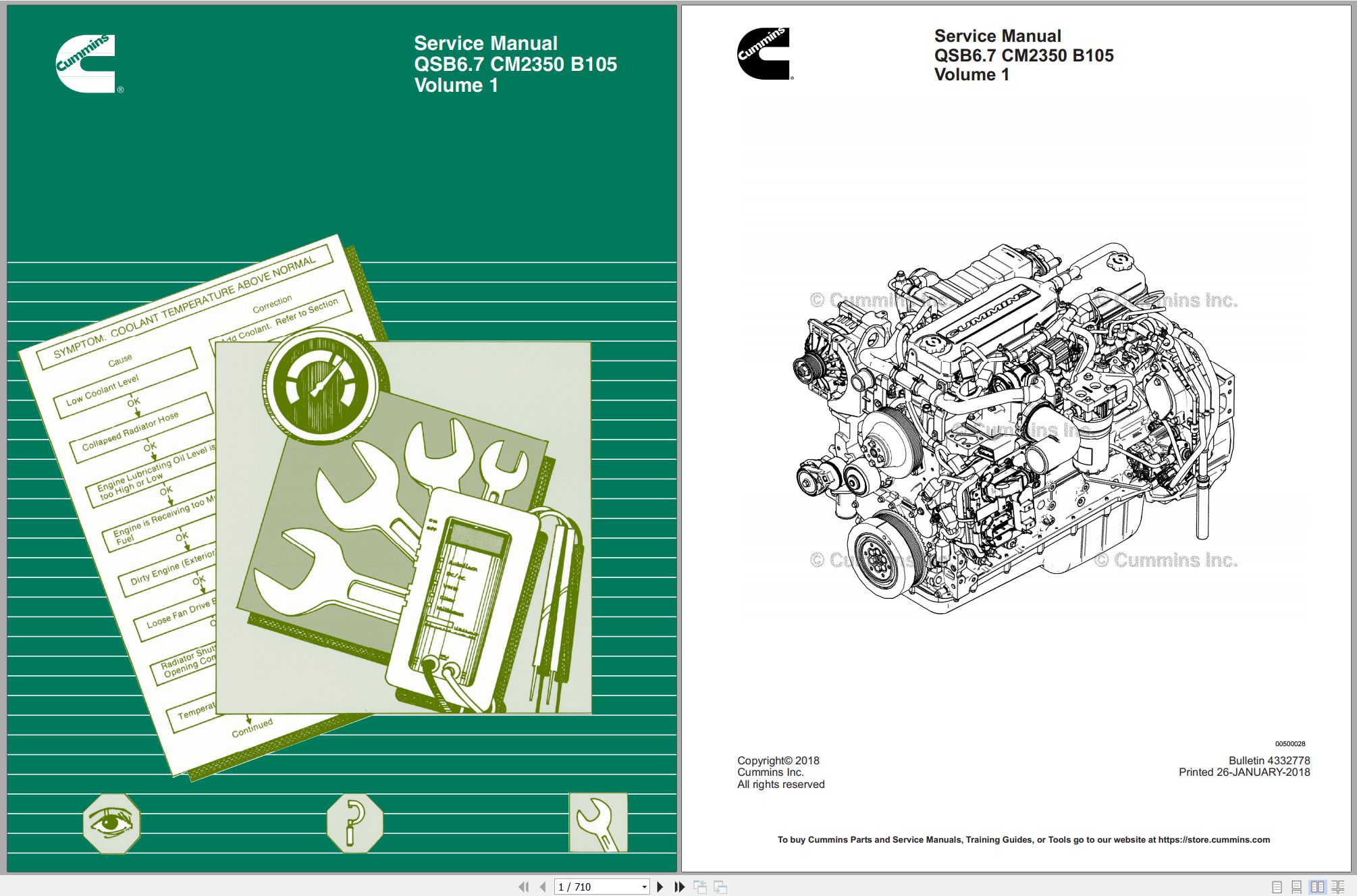 Cummins Engine QSB6.7 CM2350 B105 Vol1 Service Manual 4332778 2018 (1)