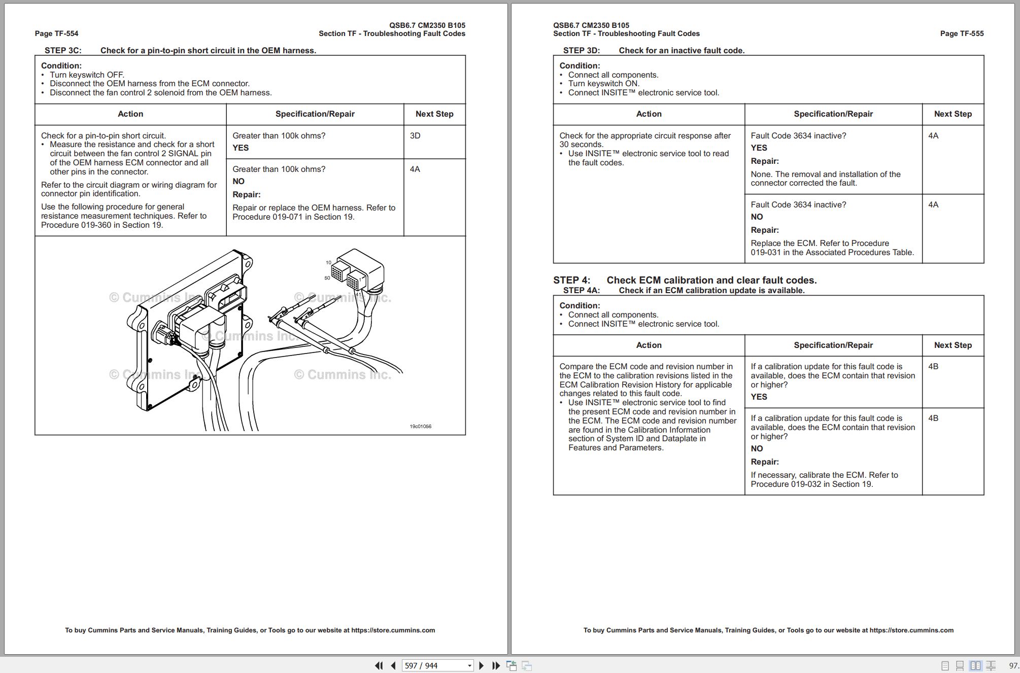 Cummins Engine QSB6.7 CM2350 B105 Vol3 Fault Code Troubleshooting Manual 4332777 2018 (2)