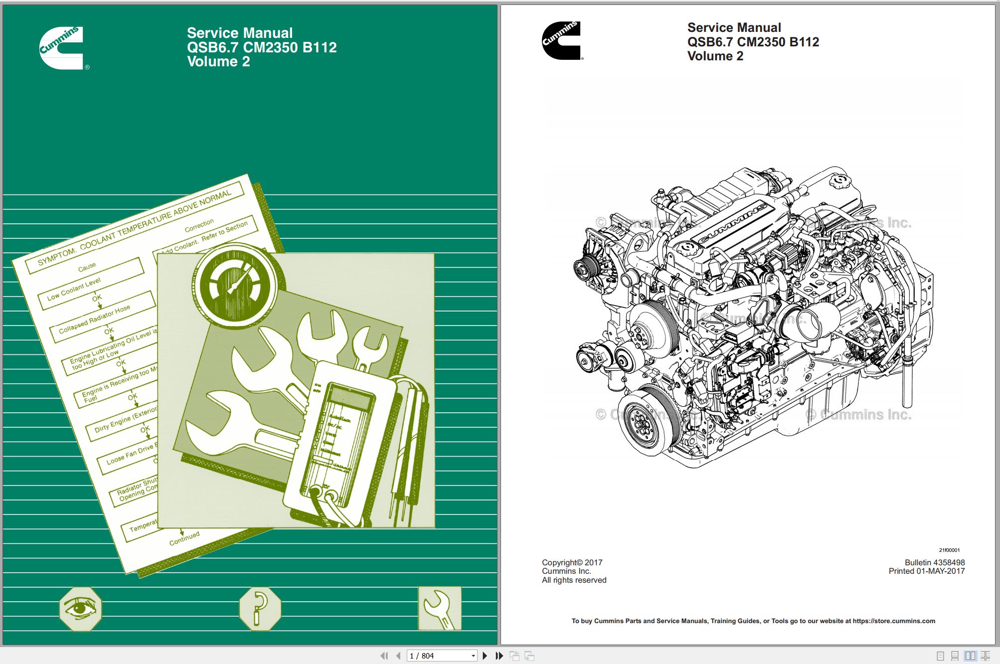 Cummins Engine QSB6.7 CM2350 B112 Vol2 Service Manual 4358498 2017 (1)