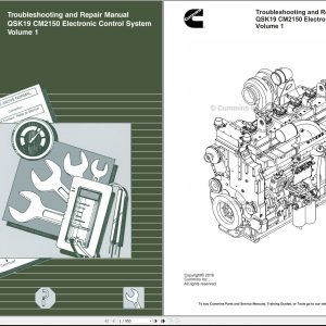 Cummins Engine QSK19 CM2150 Vol1 Troubleshooting Repair Manual 4022094 2016 (1)