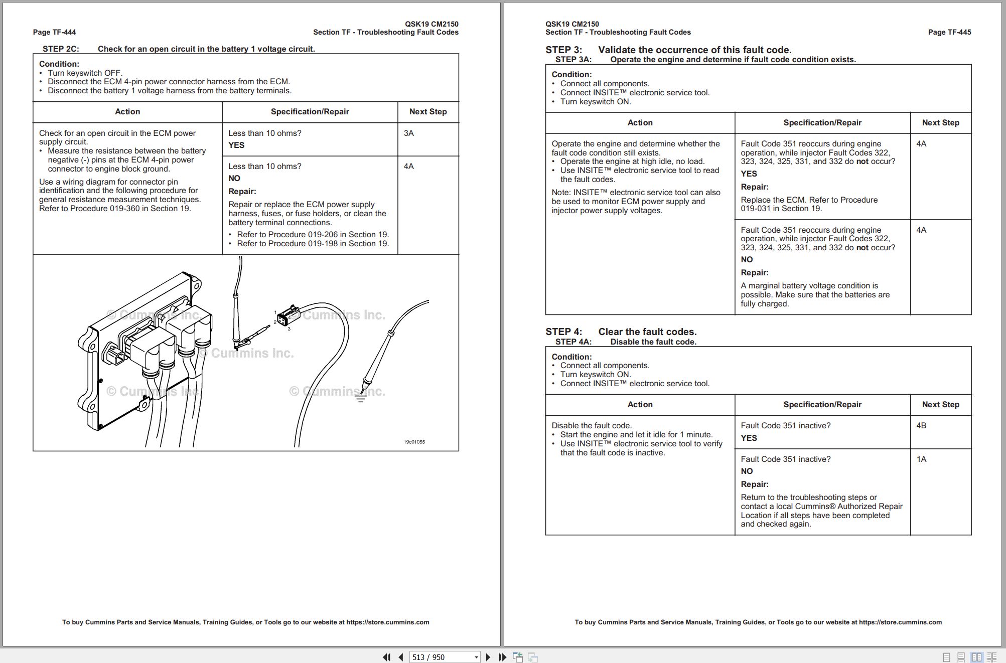 Cummins Engine QSK19 CM2150 Vol1 Troubleshooting Repair Manual 4022094 2016 (2)