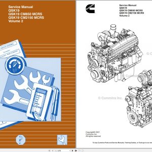 Cummins Engine QSK19 QSK19 CM850 MCRS QSK19 CM2150 MCRS Vol2 Service Manual 4021592 2021 (1)