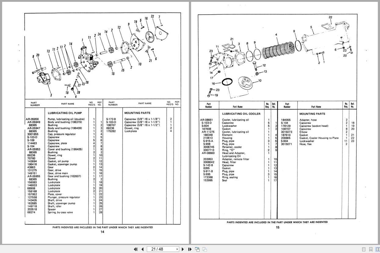 Cummins Engine V 903 C265 Parts Catalog 73115346 (2)