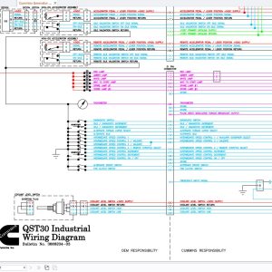 Cummins Generator QST30 Wiring Diagram (1)