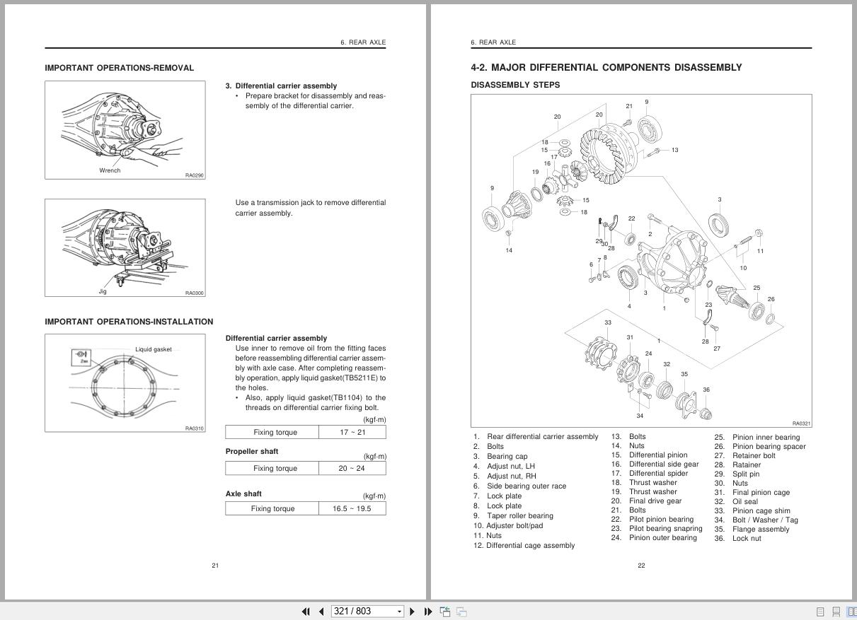 DAEWOO Truck NOVUS Euro V Service Manual 2021 2