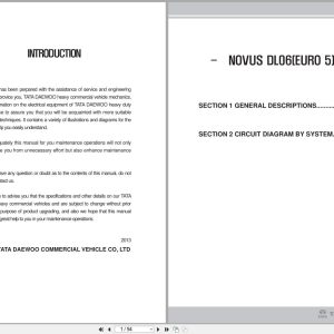 DAEWOO Truck Novus Dl06K Service Manual Electrical Diagram 2012 1
