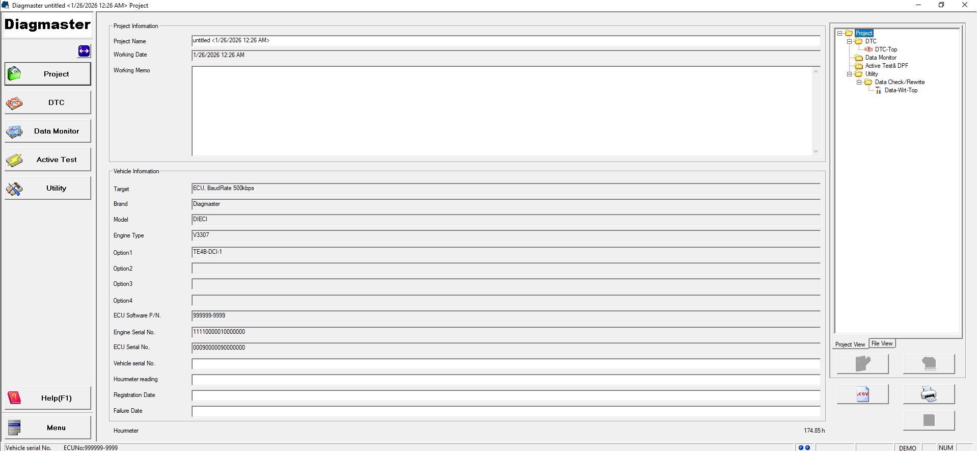 Dieci Diagmaster Ver 4.1.0 Diagnostic Program 5