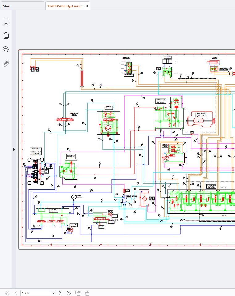 Faresin Telehandler Classic 74 Electric and Hydraulic Schematic (3)