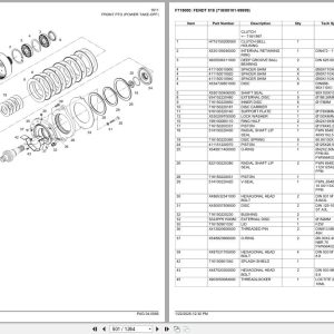 Fendt Tractor 818 71800101 99999 Parts Catalog F718000 2025 2