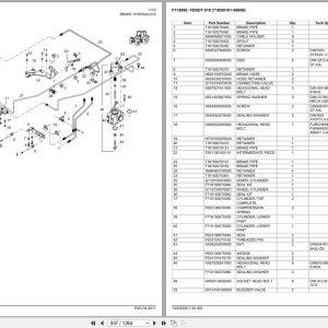 Fendt Tractor 818 71800101 99999 Parts Catalog F718000 2025 3