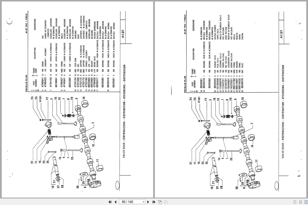 Fiat Allis Crawler Dozer 14C Iveco Engine Repower Service Manual 73253727 (2)