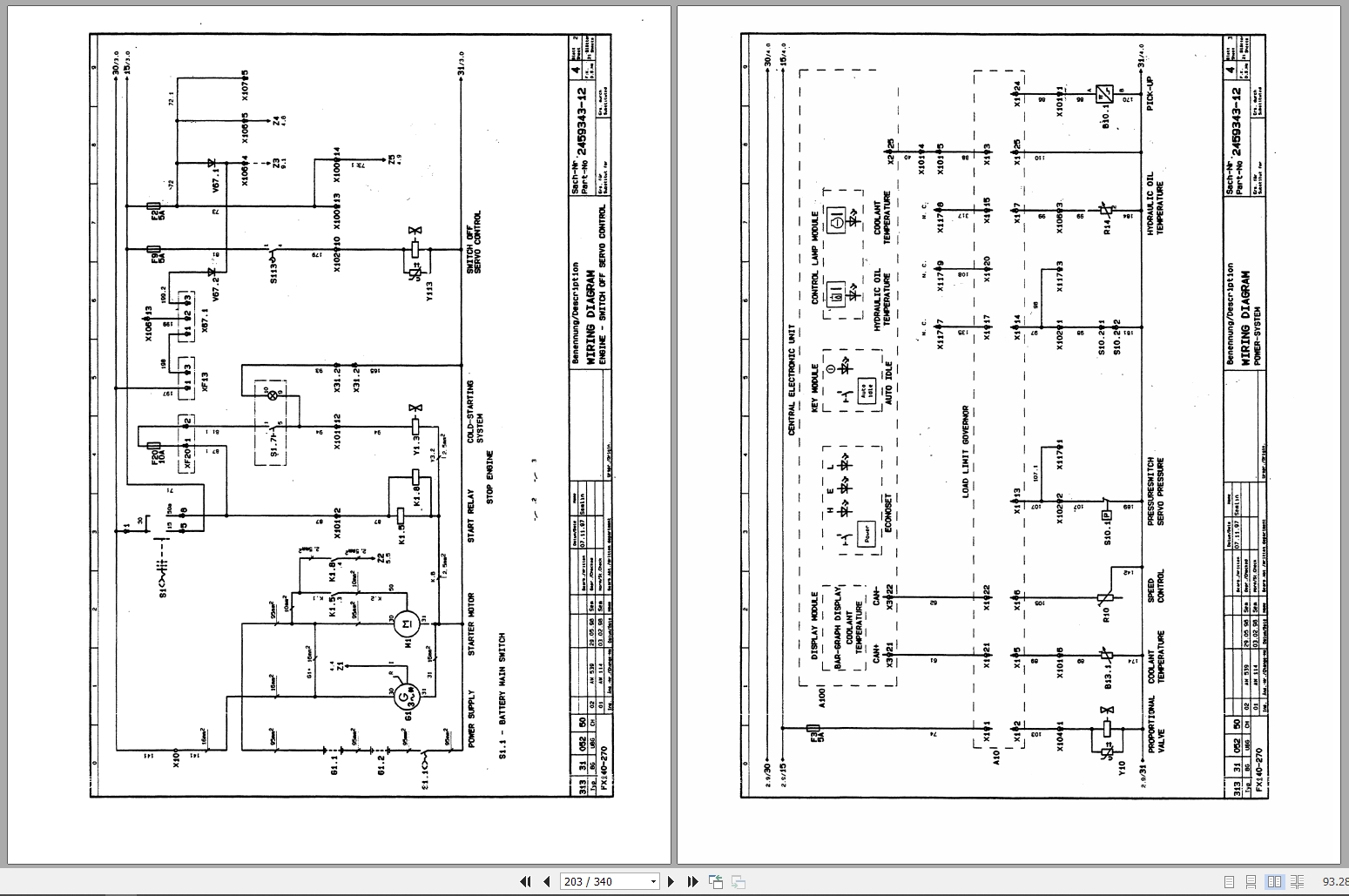 Fiat Allis Crawler Excavator FX270LC Phoenix Series Parts Catalog 73177709 (3)