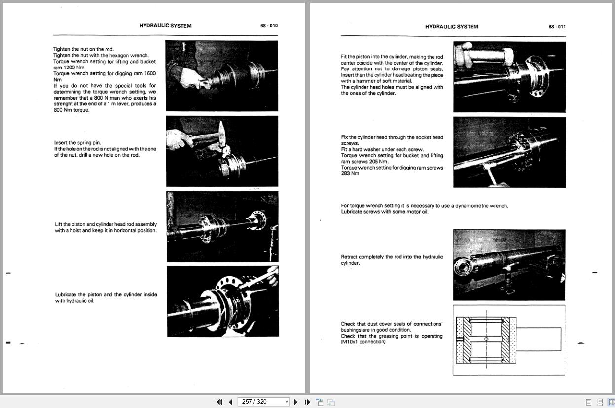 Fiat Allis Crawler Excavator FX300LC Service Manual 59825021 (2)