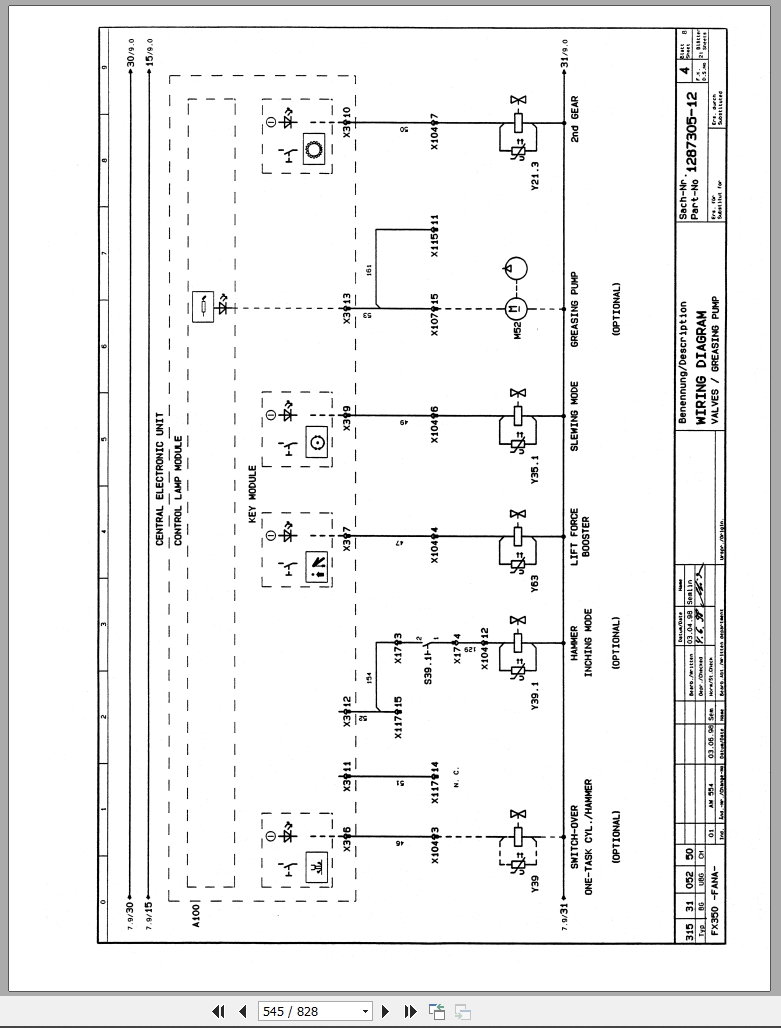 Fiat Allis Crawler Excavator FX350LC Phoenix Series Service Manual 73177356 (4)