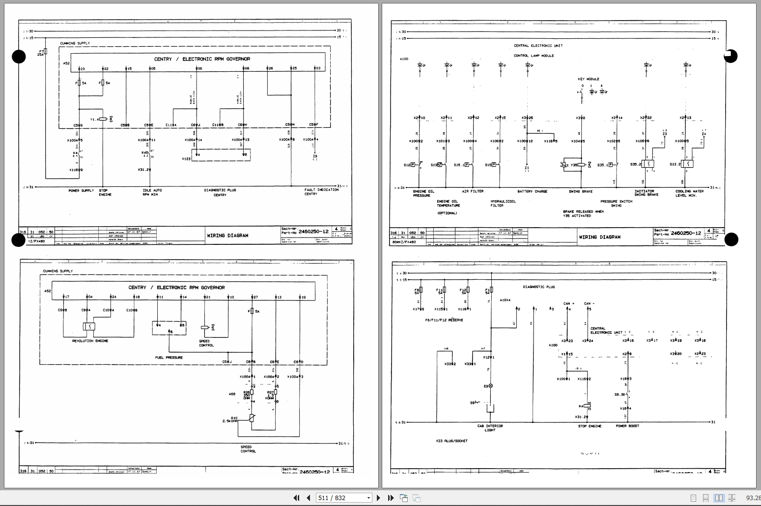 Fiat Allis Crawler Excavator FX480LC Phoenix Series Service Manual 73176979 (3)