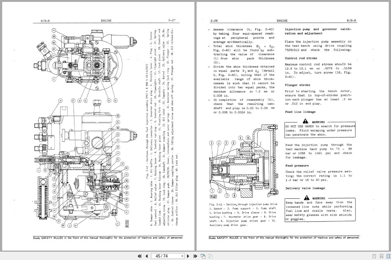 Fiat Allis Crawler Loader 8 8B Service Manual 60406223 (3)