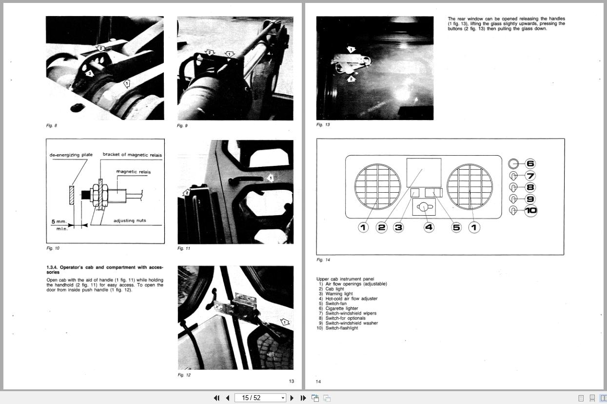 Fiat Allis Crawler Loader Ben 7.16 Operation Maintenance Repair Manual 59823801 (2)