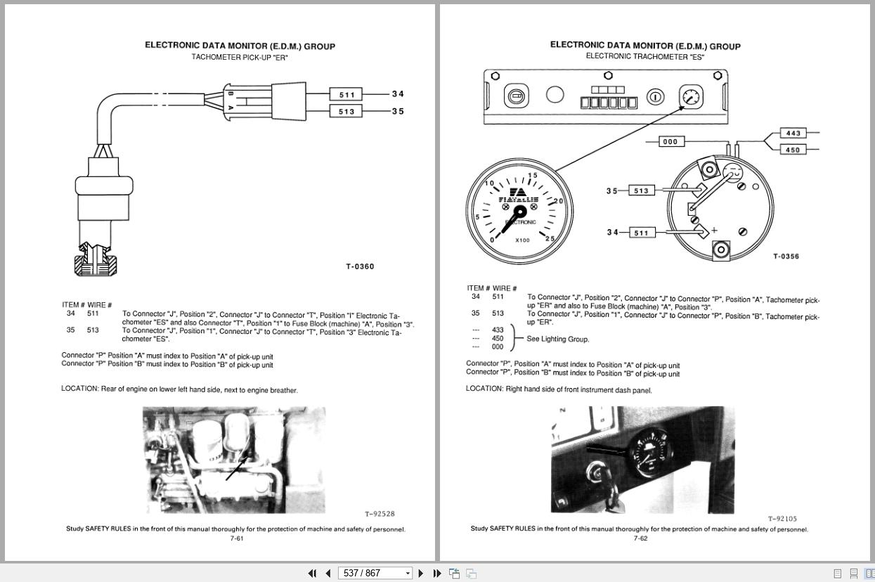 Fiat Allis Crawler Loader FL10E Service Manual 73156192 (3)