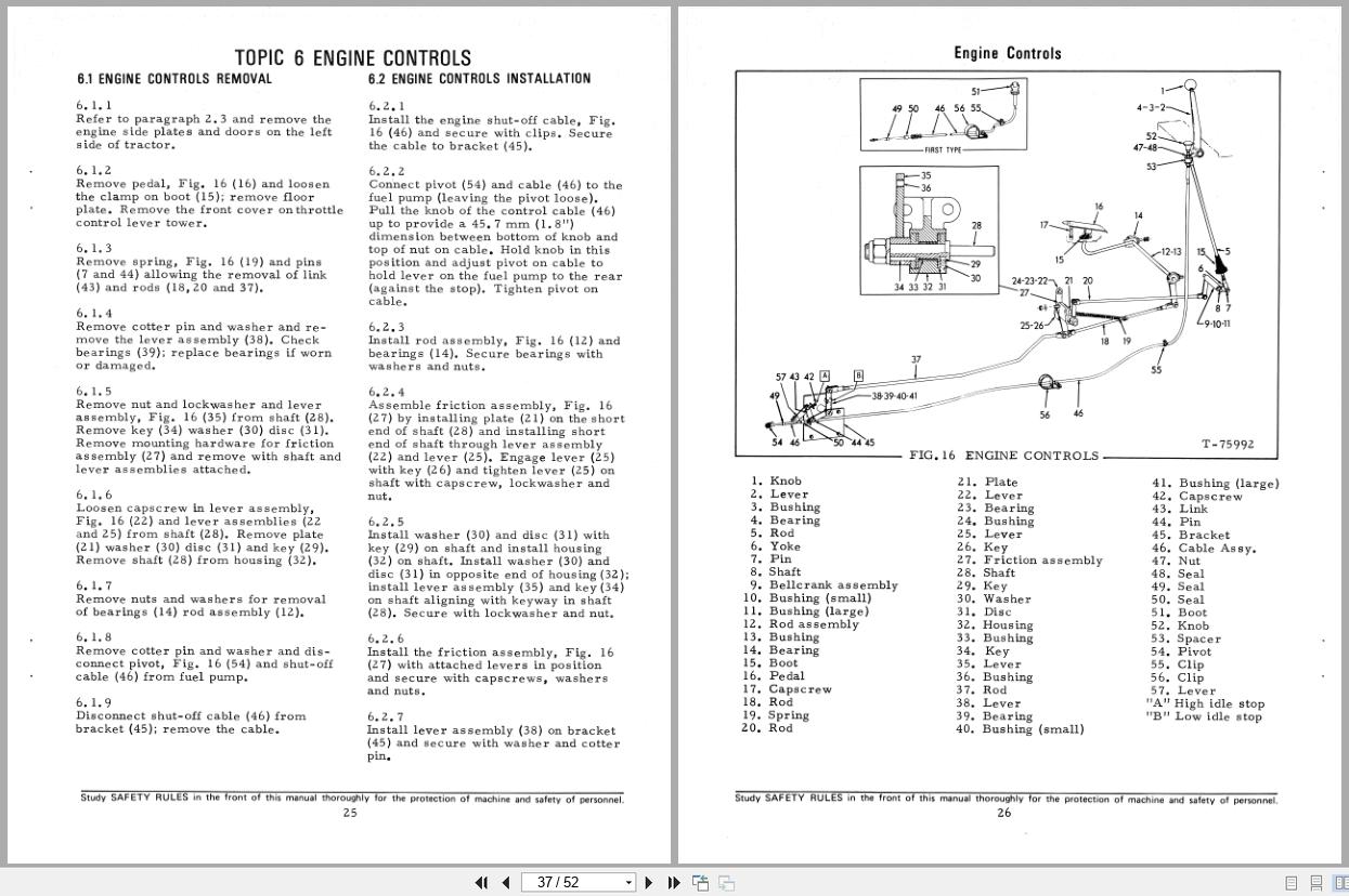 Fiat Allis Crawler Tractor 41B Engine Related Components Service Manual 73127548 (3)