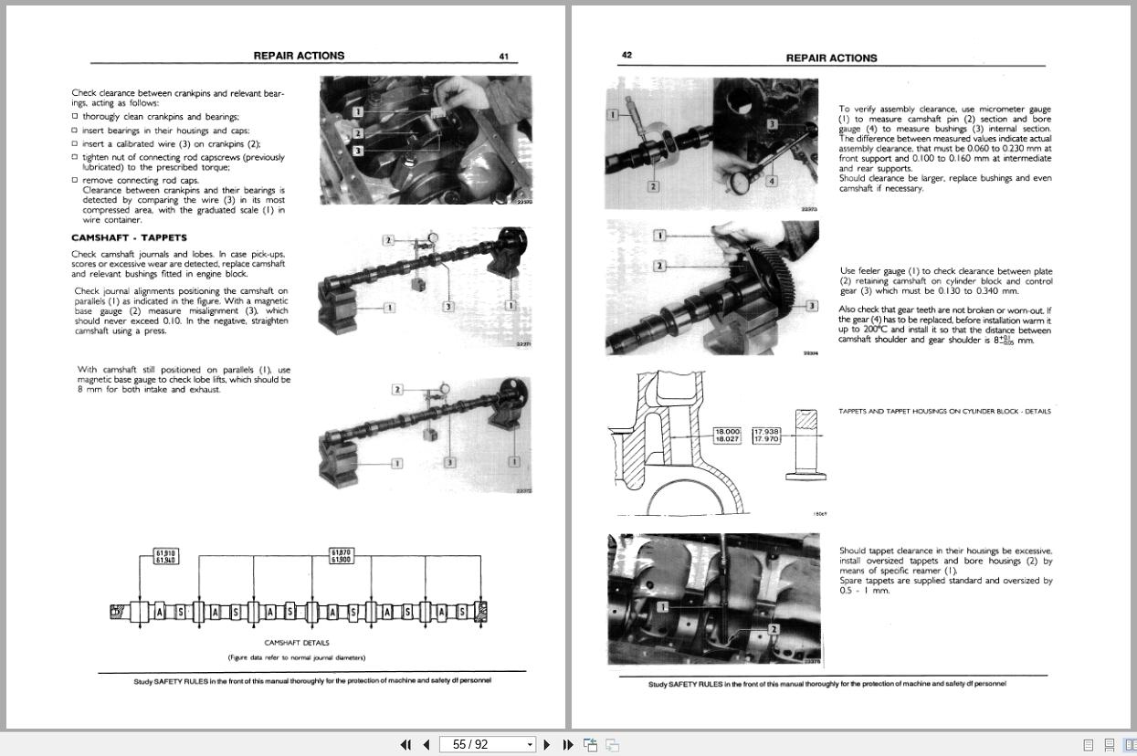 Fiat Allis Engine 8465 Service Manual 60406543 (3)