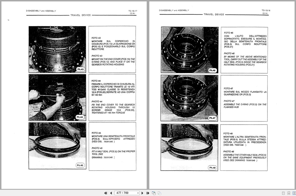 Fiat Allis Excavator FX250 Service Manual 60406757 (2)
