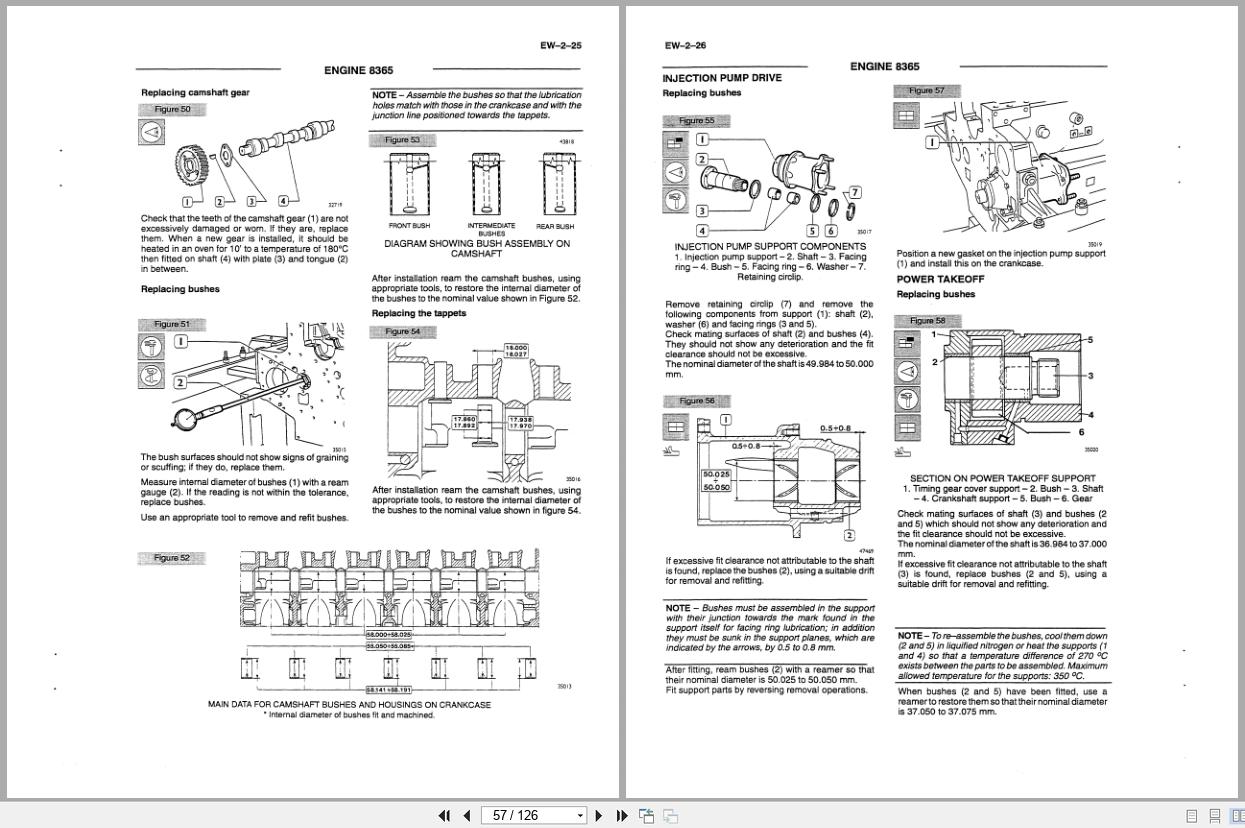 Fiat Allis Iveco Engine 8365.26 Service Manual 60406803 1998 (2)