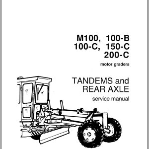 Fiat Allis Motor Grader 100B Service Manual 70682501 (1)
