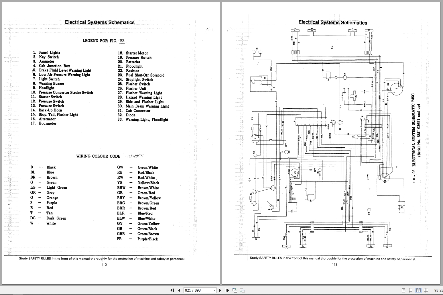 Fiat Allis Motor Grader 100C 150C 200C Service Manual 70697310 (3)