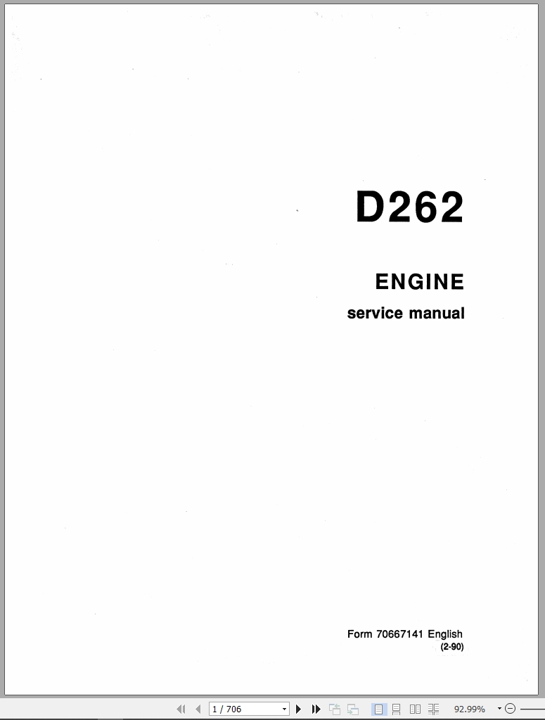 Fiat Allis Motor Grader 65 Service Manual 70685820 (1)