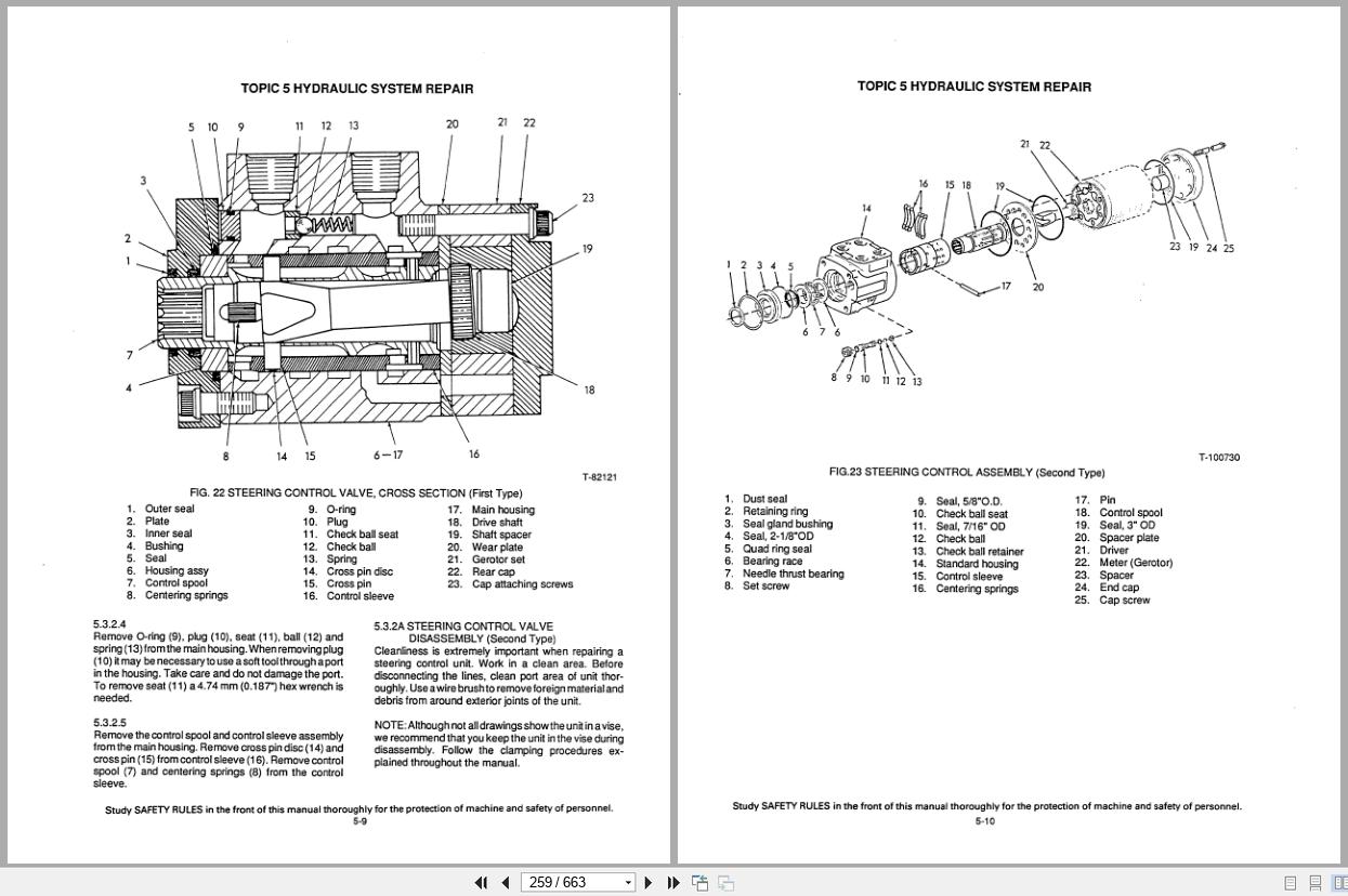 Fiat Allis Motor Grader 65B Service Manual 73125943 (2)
