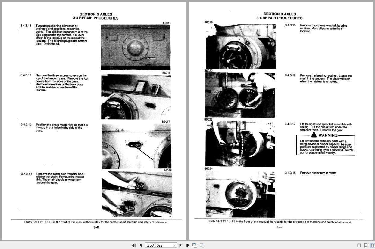 Fiat Allis Motor Grader FG75 FG85 FG95 Service Manual 73158164 (2)