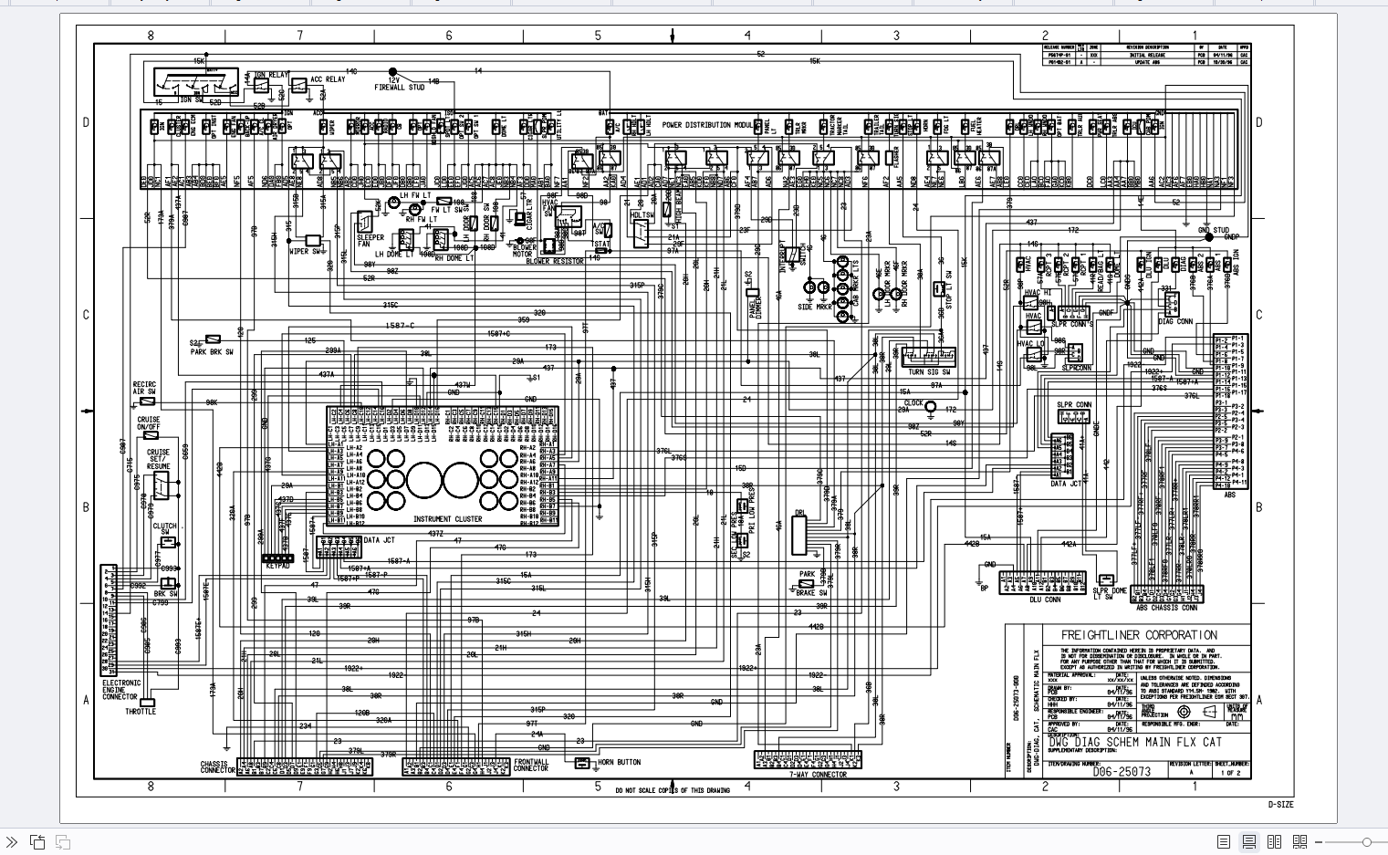 Freightliner Trucks Service Wiring Diagrams PDF 2.09GB (7)