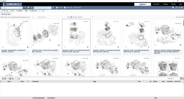 General Motor Gmna 01.2026 Spare Parts Catalog 6