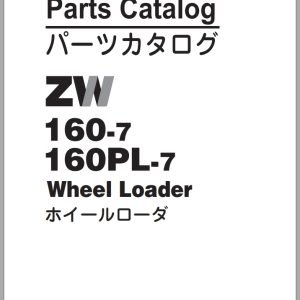 Hitachi Wheel Loader ZW160 7 ZW160PL 7 Parts Catalog PNTL50 1 1 EN JP 1