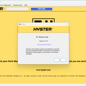 Hyster Forklift PCST V5.7.29 2026 Remote Installation 1