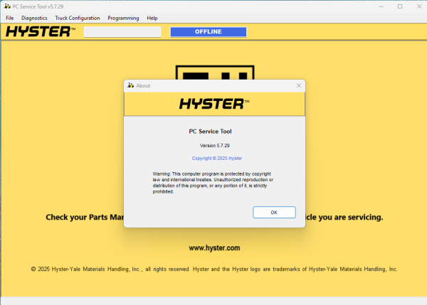 Hyster Forklift PCST V5.7.29 2026 Remote Installation 1