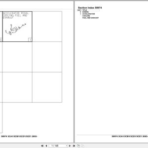 Isuzu Engine 3CA1 3CB1 3CD1 3CE1 2003 Parts Catalog 50974 (1)