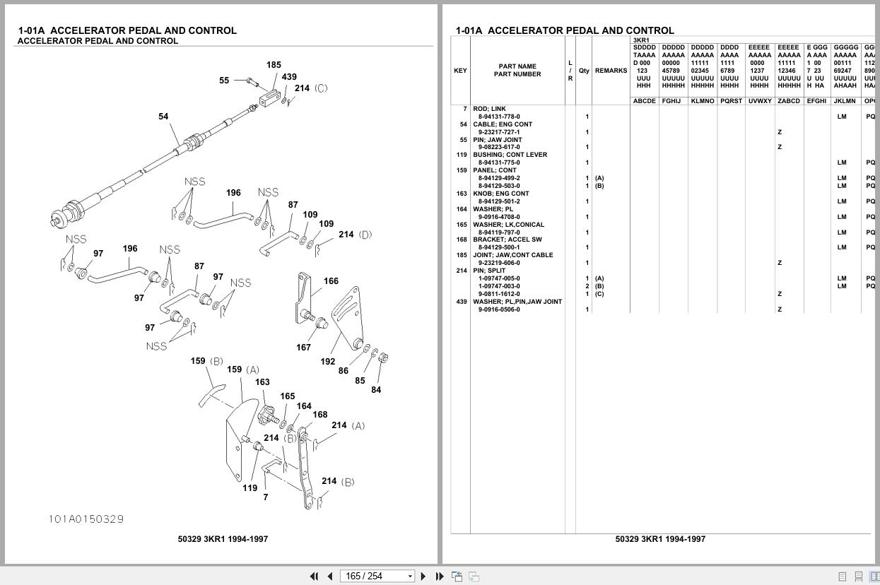 Isuzu Engine 3KR1 1994 1997 Parts Catalog 50329 (2)