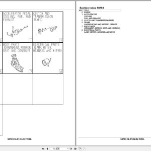 Isuzu Engine 3LD1 3LD2 1992 Parts Catalog 50793 (1)