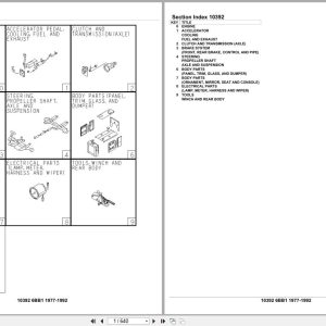 Isuzu Engine 6BB1 1977 1992 Parts Catalog 10392 (1)