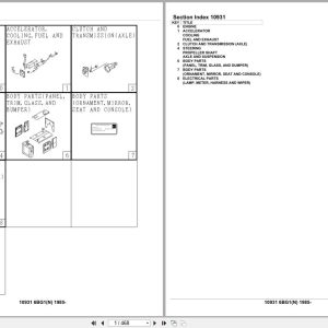 Isuzu Engine 6BG1(N) 1985 Parts Catalog 10931 (1)