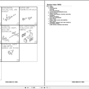 Isuzu Engine 6BG1(T) 1985 Parts Catalog 10932 (1)