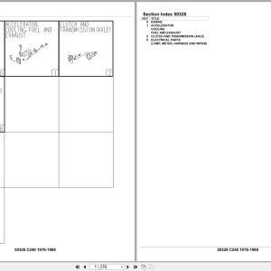 Isuzu Engine C240 1976 1980 Parts Catalog 50326 (1)