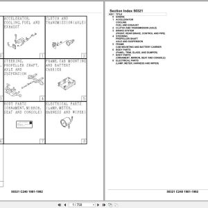 Isuzu Engine C240 1981 1992 Parts Catalog 50321 (1)