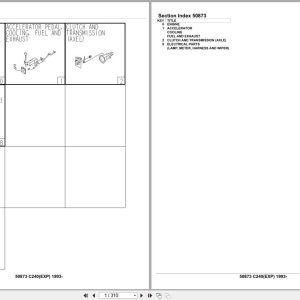 Isuzu Engine C240 EXP 1993 Parts Catalog 50873 (1)